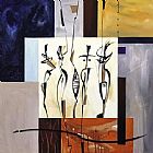 Alfred Gockel Spirits at Play II painting